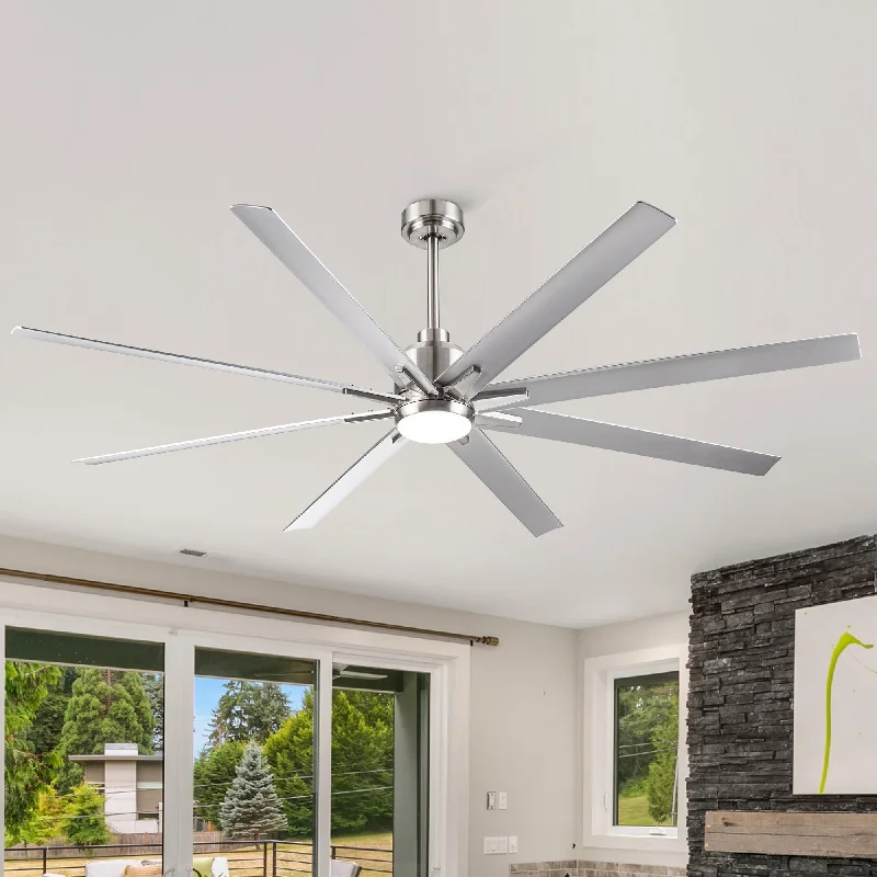 Oversized Chandeliers as a Statement Piece in Living RoomsOversized Chandeliers as a Statement Piece in Living Rooms72 in. Integrated LED Indoor Brushed Nickel Smart Ceiling Fan with Remote and APP Control - 72 '' Oversized Chandeliers as a Statement Piece in Living RoomsOversized Chandeliers as a Statement Piece in Living Rooms72 in. Integrated LED Indoor Brushed Nickel Smart Ceiling Fan with Remote and APP Control - 72 ''
