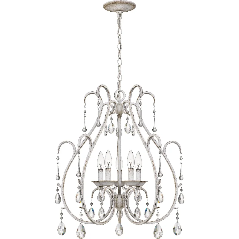 Chandeliers with Metal Frames in Bronze FinishChandeliers with Metal Frames in Bronze FinishBlanca - Chandelier 5 light antique white - BLC5005AWH Chandeliers with Metal Frames in Bronze FinishChandeliers with Metal Frames in Bronze FinishBlanca - Chandelier 5 light antique white - BLC5005AWH