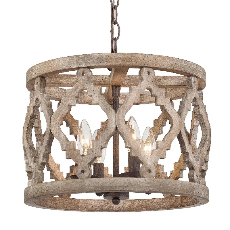 Victorian - Inspired Chandeliers with Ornate DetailsVictorian - Inspired Chandeliers with Ornate DetailsDeladykir 4-Light Small Wood Chandelier Victorian - Inspired Chandeliers with Ornate DetailsVictorian - Inspired Chandeliers with Ornate DetailsDeladykir 4-Light Small Wood Chandelier