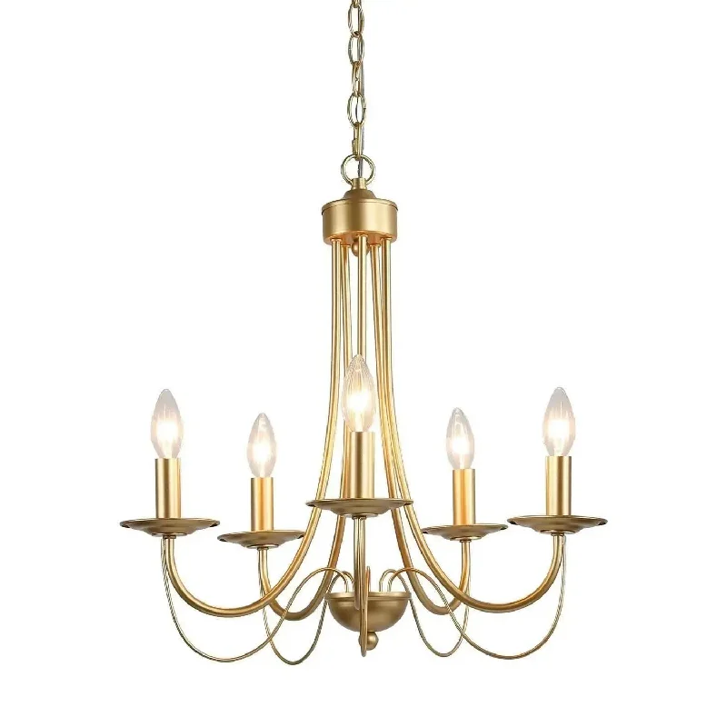 Mid - Century Modern Chandeliers for Vintage AppealMid - Century Modern Chandeliers for Vintage AppealEmily 5-Light Small Gold Chandelier Mid - Century Modern Chandeliers for Vintage AppealMid - Century Modern Chandeliers for Vintage AppealEmily 5-Light Small Gold Chandelier