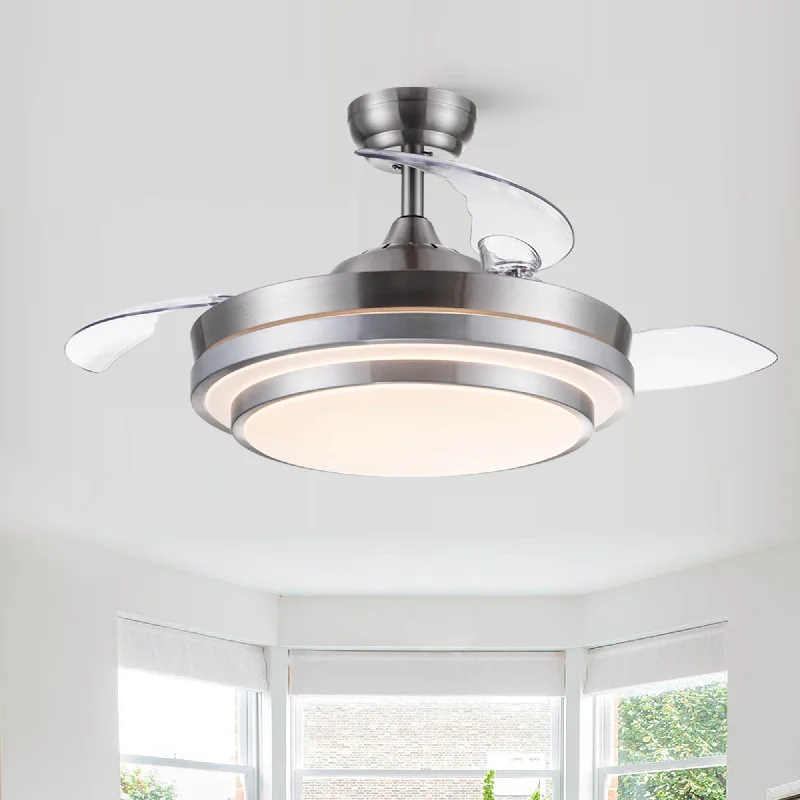 Chandeliers for Dining Rooms to Set the Mood for MealsChandeliers for Dining Rooms to Set the Mood for MealsModern 42 in Brushed Nickel Ceiling Fan with Retractable Blades and DC Motor Chandeliers for Dining Rooms to Set the Mood for MealsChandeliers for Dining Rooms to Set the Mood for MealsModern 42 in Brushed Nickel Ceiling Fan with Retractable Blades and DC Motor
