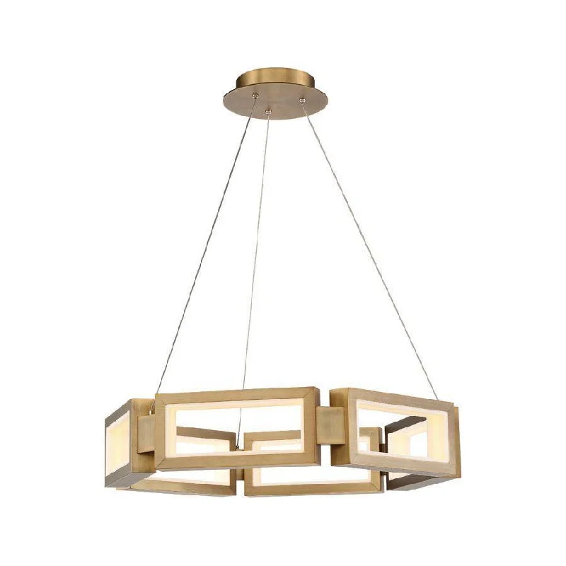 Art Deco Chandeliers for a Retro - Glam LookArt Deco Chandeliers for a Retro - Glam LookMies 27" LED Chandelier