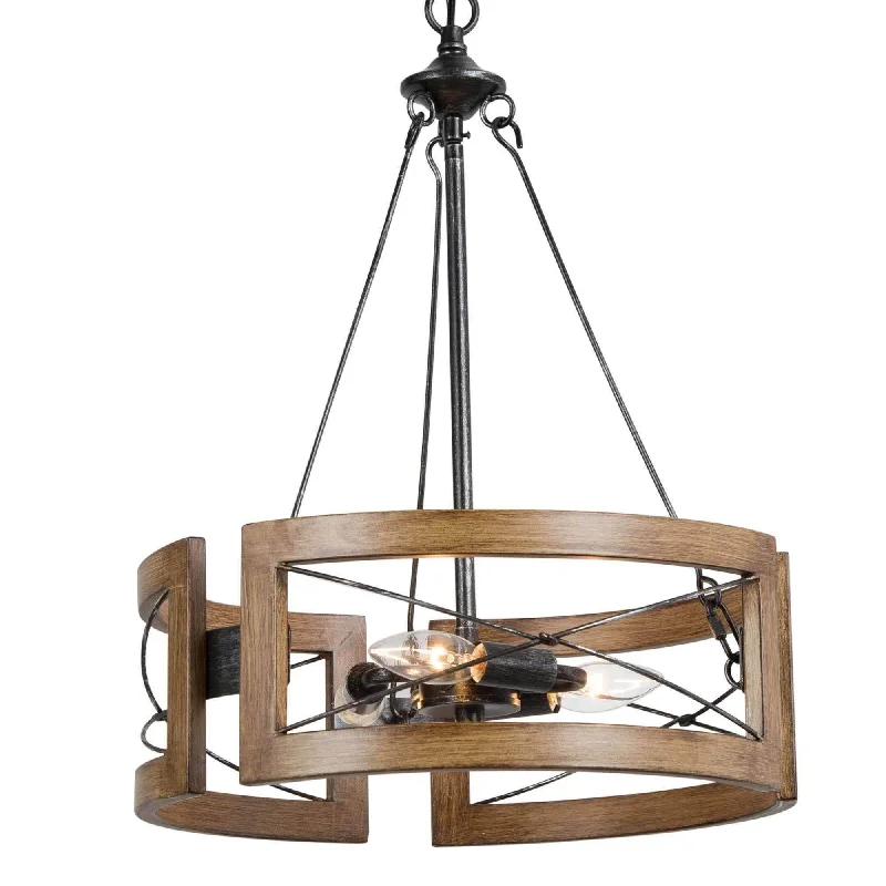 Chandeliers with Metal Frames in Copper FinishChandeliers with Metal Frames in Copper FinishMuffsangh 3-Light Small Wood Chandelier Chandeliers with Metal Frames in Copper FinishChandeliers with Metal Frames in Copper FinishMuffsangh 3-Light Small Wood Chandelier