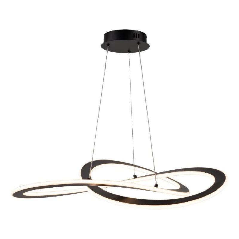 Chandeliers with Adjustable Height for Custom InstallationChandeliers with Adjustable Height for Custom InstallationWave Collection Integrated LED Chandelier, Black Chandeliers with Adjustable Height for Custom InstallationChandeliers with Adjustable Height for Custom InstallationWave Collection Integrated LED Chandelier, Black