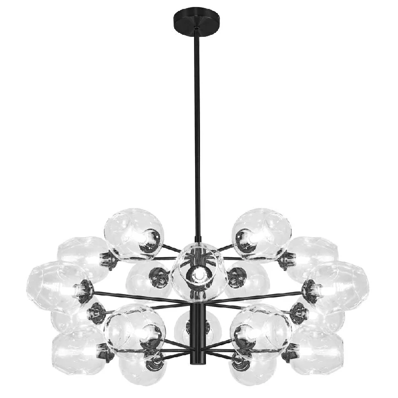 Chandeliers with Clear Crystal for a Sparkling EffectChandeliers with Clear Crystal for a Sparkling Effect18 Lights Halogen Chandelier, MB w/ CLR Glass Chandeliers with Clear Crystal for a Sparkling EffectChandeliers with Clear Crystal for a Sparkling Effect18 Lights Halogen Chandelier, MB w/ CLR Glass
