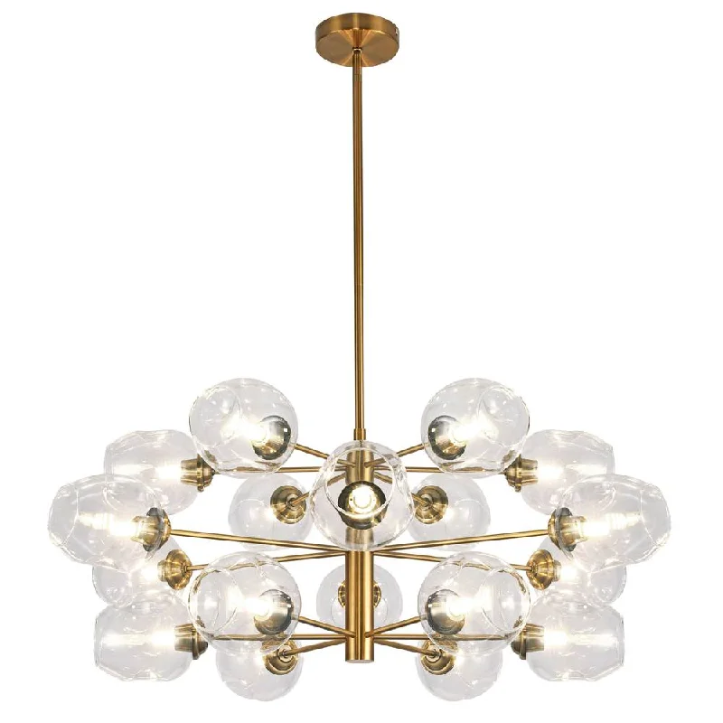 Ceiling - Mounted Chandeliers for Standard CeilingsCeiling - Mounted Chandeliers for Standard Ceilings18 Lights Halogen Chandelier, VB w/ CLR Glass Ceiling - Mounted Chandeliers for Standard CeilingsCeiling - Mounted Chandeliers for Standard Ceilings18 Lights Halogen Chandelier, VB w/ CLR Glass