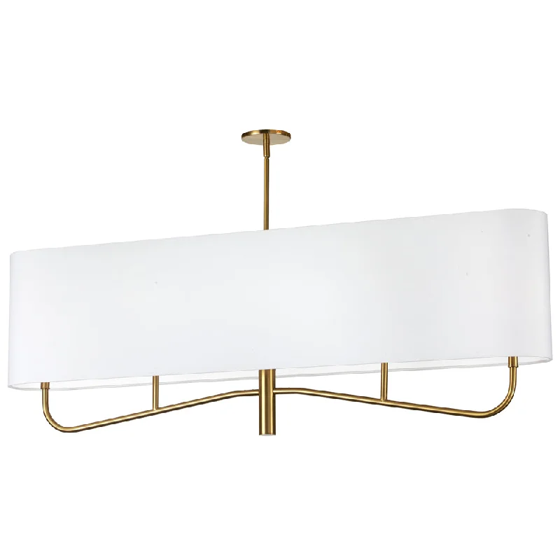 Chandeliers with Adjustable Height for Custom InstallationChandeliers with Adjustable Height for Custom Installation4 Lights Incan Horizontal Chandelier, AGB w/ WH Shade Chandeliers with Adjustable Height for Custom InstallationChandeliers with Adjustable Height for Custom Installation4 Lights Incan Horizontal Chandelier, AGB w/ WH Shade