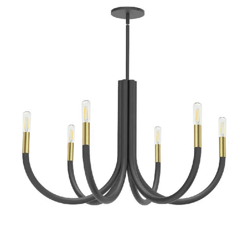 Modern Crystal Chandeliers for Contemporary HomesModern Crystal Chandeliers for Contemporary Homes6 Lights Incandescent Chandelier, MB & AGB