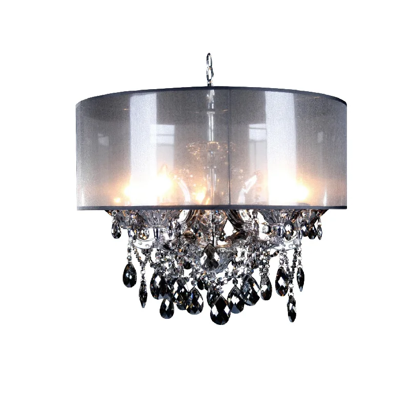Chandeliers with Frosted Glass for a Softer Light DiffusionChandeliers with Frosted Glass for a Softer Light DiffusionBethel International Chandelier Light 10423-SMK-S Chandelier Light - Smoke