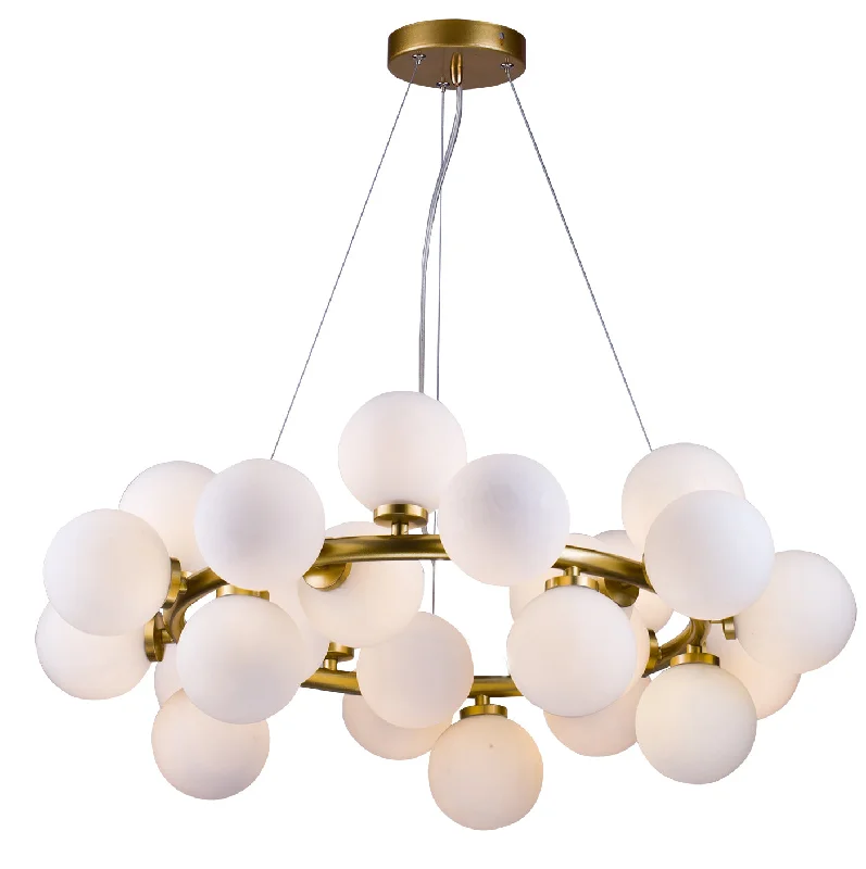 LED Chandeliers for Energy - Efficient LightingLED Chandeliers for Energy - Efficient LightingBethel International MU28 Chandelier Light - Gold