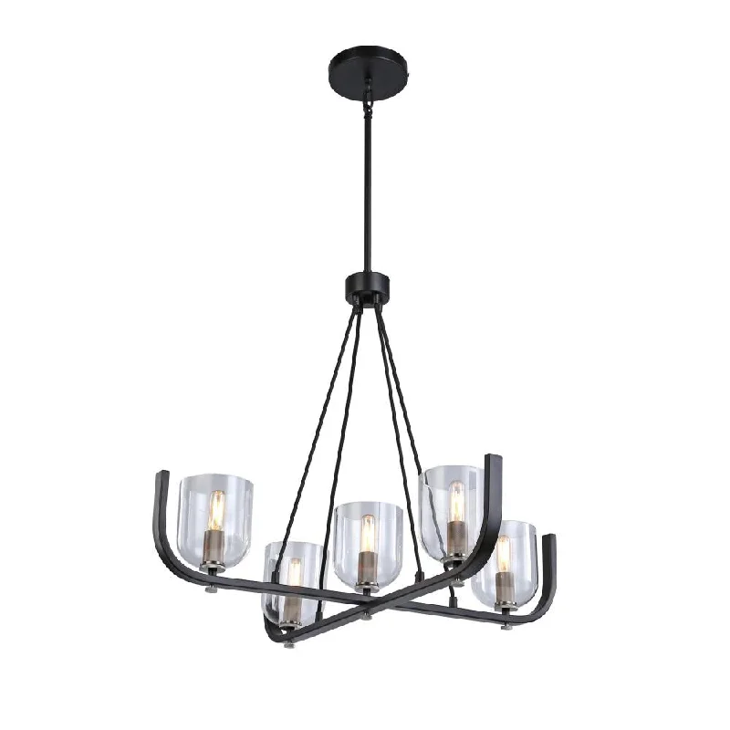 Chandeliers with Pendant Lights for a Stylish LookChandeliers with Pendant Lights for a Stylish LookCheshire Collection 5-Light Chandelier, Black & Nickel Chandeliers with Pendant Lights for a Stylish LookChandeliers with Pendant Lights for a Stylish LookCheshire Collection 5-Light Chandelier, Black & Nickel