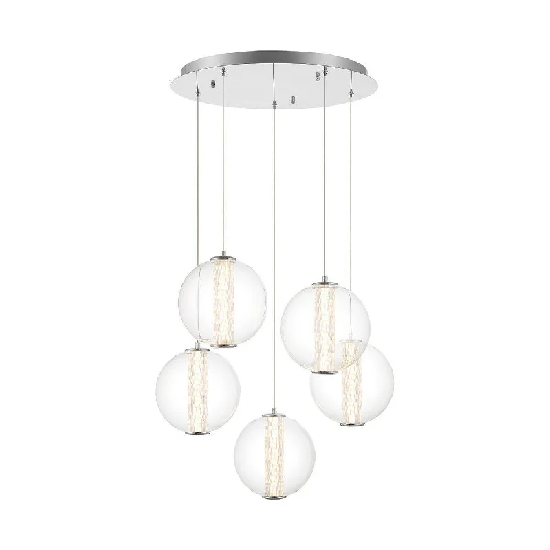 Chandeliers with Metal Frames in Copper FinishChandeliers with Metal Frames in Copper FinishAtomo 5-Light Chandelier Chandeliers with Metal Frames in Copper FinishChandeliers with Metal Frames in Copper FinishAtomo 5-Light Chandelier