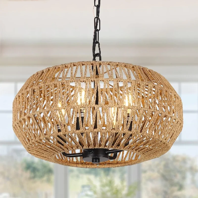 Chandeliers with Candle - Style Bulbs for a Classic AestheticChandeliers with Candle - Style Bulbs for a Classic AestheticRattan Pendant Lights, 4-Light Boho Chandelier Light Fixture, Wicker Hand Woven Basket Pendant Hanging, Height Adjustable Chandeliers with Candle - Style Bulbs for a Classic AestheticChandeliers with Candle - Style Bulbs for a Classic AestheticRattan Pendant Lights, 4-Light Boho Chandelier Light Fixture, Wicker Hand Woven Basket Pendant Hanging, Height Adjustable