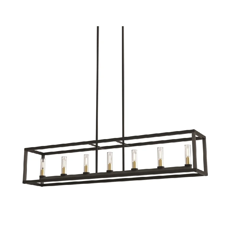 Chandeliers with Metal Frames in Black FinishChandeliers with Metal Frames in Black FinishSambre 7 Light Linear Chandeliers with Metal Frames in Black FinishChandeliers with Metal Frames in Black FinishSambre 7 Light Linear