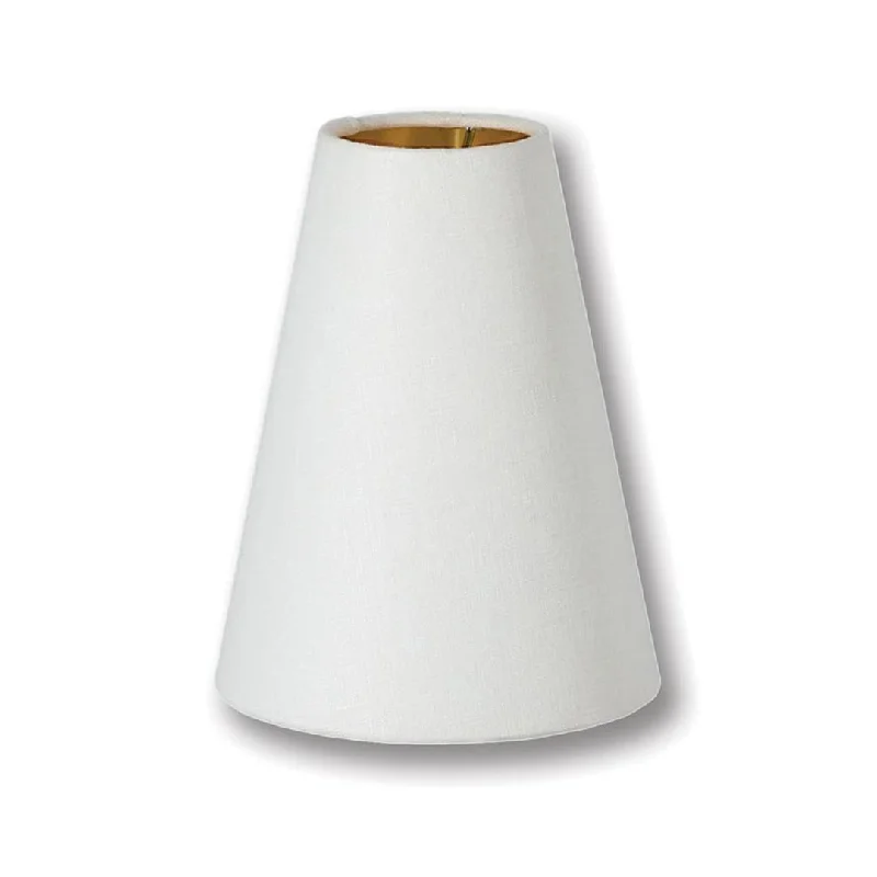 Ceiling - Mounted Chandeliers for Standard CeilingsCeiling - Mounted Chandeliers for Standard CeilingsTapered Deep Empire Style with Gold Paper Lining: 100% Off-White Linen Ceiling - Mounted Chandeliers for Standard CeilingsCeiling - Mounted Chandeliers for Standard CeilingsTapered Deep Empire Style with Gold Paper Lining: 100% Off-White Linen