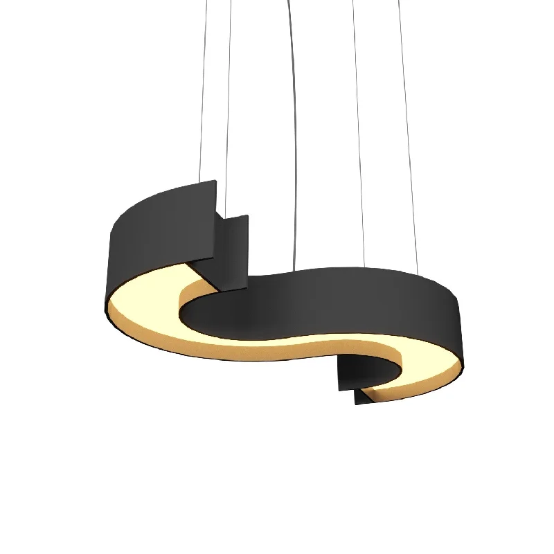 Art Nouveau Ceiling Lights with Organic, Flowing ShapesArt Nouveau Ceiling Lights with Organic, Flowing ShapesAccord Organic 1062LED.39 Pendant Light - Lead Grey
