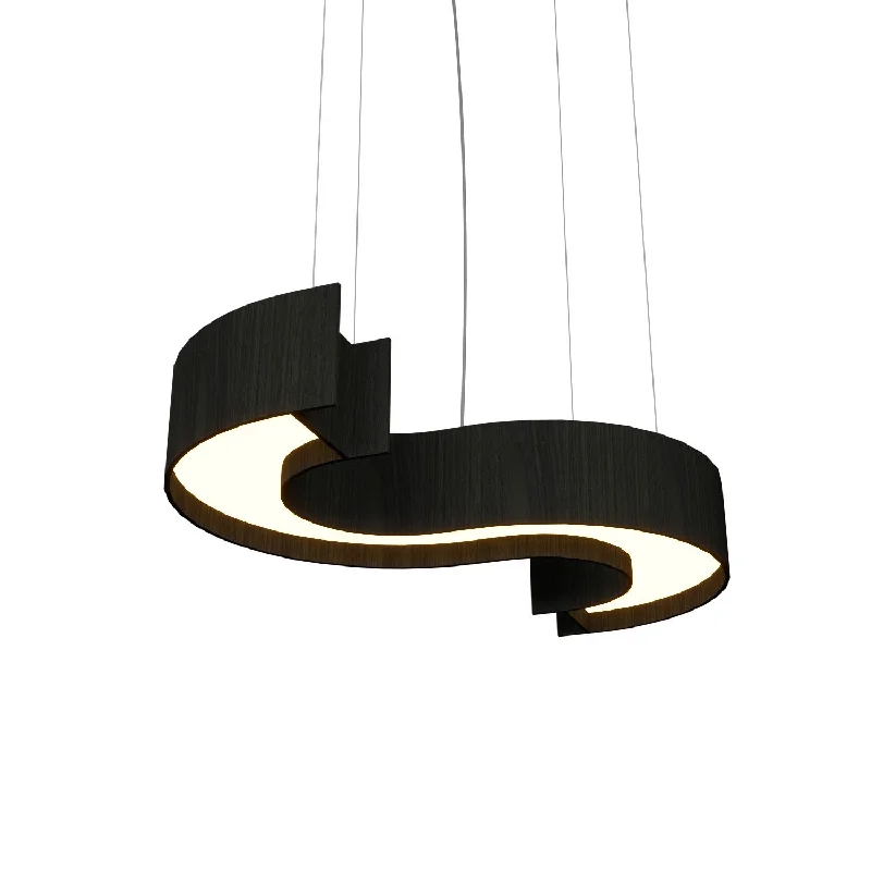 African - Inspired Ceiling Lights with Tribal Patterns and Natural MaterialsAfrican - Inspired Ceiling Lights with Tribal Patterns and Natural MaterialsAccord Organic 1062LED.44 Pendant Light - Charcoal