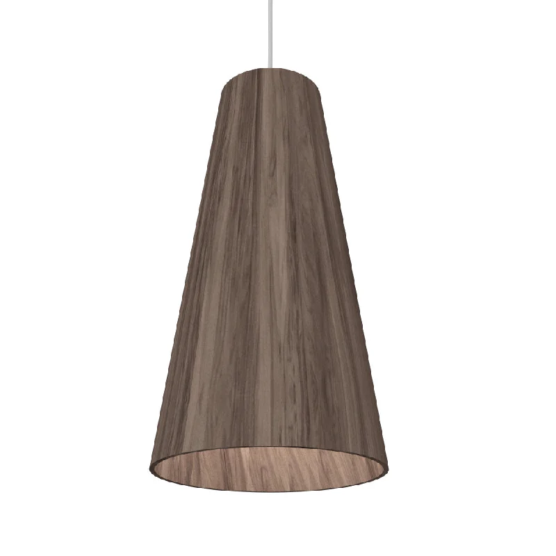 Gothic Ceiling Lights with Dark Metalwork and Pointed ArchesGothic Ceiling Lights with Dark Metalwork and Pointed ArchesAccord Conical 1233.18 Pendant Light - American Walnut