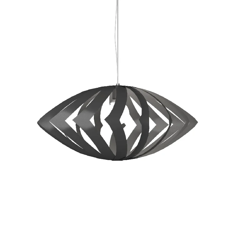 Art Deco Ceiling Lights with Geometric Patterns and Metallic FinishesArt Deco Ceiling Lights with Geometric Patterns and Metallic FinishesAccord Clean 1243.39 Pendant Light - Lead Grey