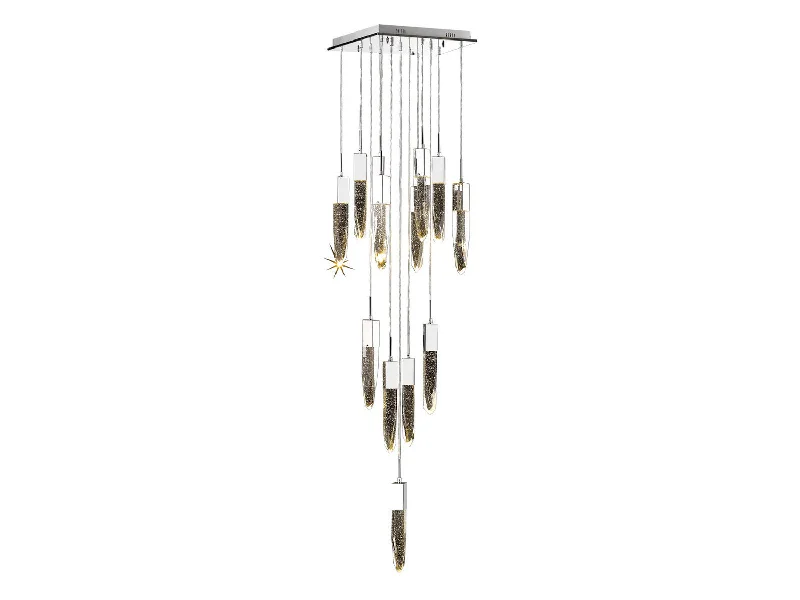 Crystal Ceiling Lights with High - Quality Swarovski CrystalsCrystal Ceiling Lights with High - Quality Swarovski Crystals13 Light Flush Mount/Pendant