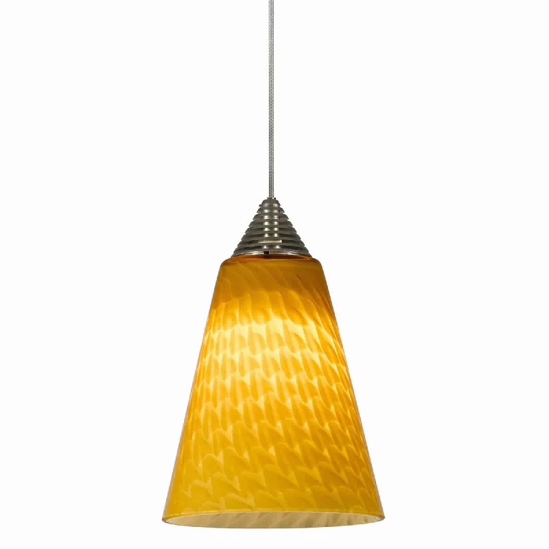 Victorian - Inspired Ceiling Lights with Ornate Crystal ChandeliersVictorian - Inspired Ceiling Lights with Ornate Crystal ChandeliersBenzara Integrated Led Glass Pendant Lighting with Dimmer Feature, Yellow