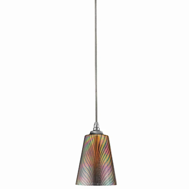 Contemporary Ceiling Lights with Unique, Abstract ShapesContemporary Ceiling Lights with Unique, Abstract ShapesBenzara Tapered Design Glass Shade Pendant Lighting with Canopy, Multicolor