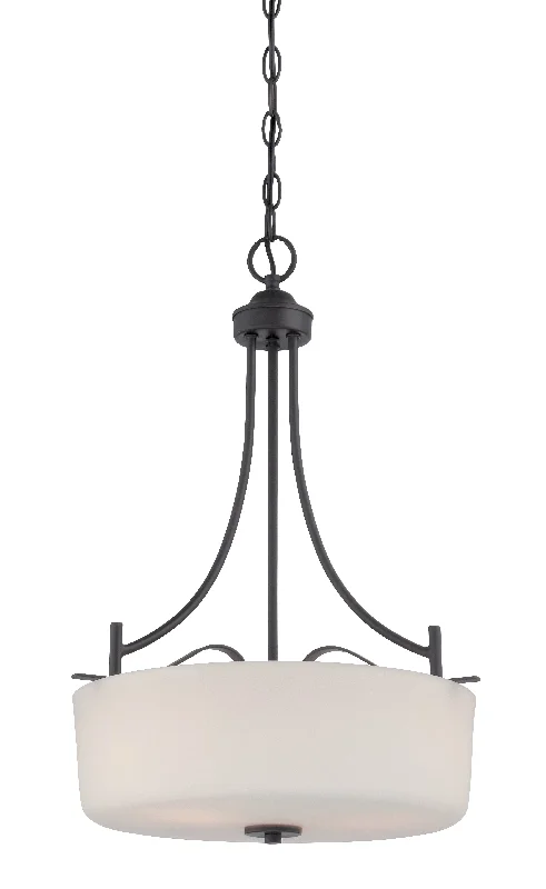 Gothic Ceiling Lights with Dark Metalwork and Pointed ArchesGothic Ceiling Lights with Dark Metalwork and Pointed ArchesDesigners Fountain Cassina 86931-BBR Pendant Light - Biscayne Bronze