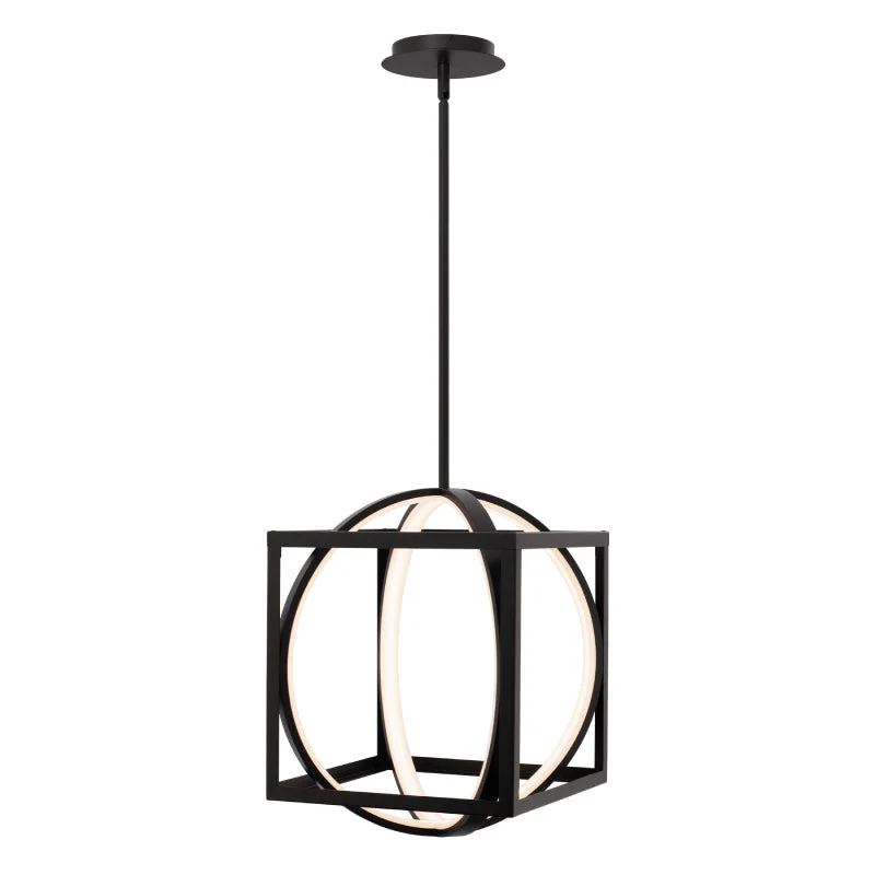 African - Inspired Ceiling Lights with Tribal Patterns and Natural MaterialsAfrican - Inspired Ceiling Lights with Tribal Patterns and Natural MaterialsdweLED PD-57317 Geometrix 1-lt 17" Tall LED Pendant