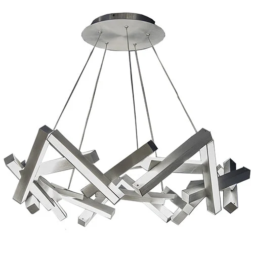 Moroccan Ceiling Lights with Colorful Stained Glass and Geometric CarvingsMoroccan Ceiling Lights with Colorful Stained Glass and Geometric CarvingsModern Forms PD-64834 Chaos 34" LED Round Pendant
