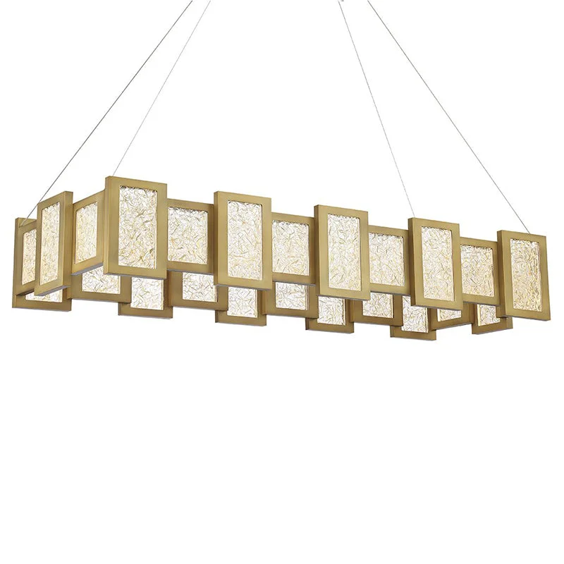 Gothic Ceiling Lights with Dark Metalwork and Pointed ArchesGothic Ceiling Lights with Dark Metalwork and Pointed ArchesModern Forms PD-66048 Fury 1-lt 48" LED Pendant