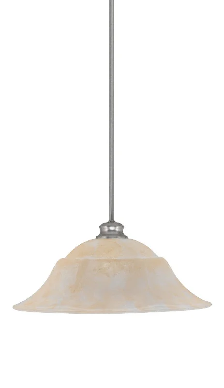 Industrial Style Ceiling Lights with Exposed Bulbs and Metal CagesIndustrial Style Ceiling Lights with Exposed Bulbs and Metal CagesToltec Stem 72-BN-53813 Pendant Light - Brushed Nickel