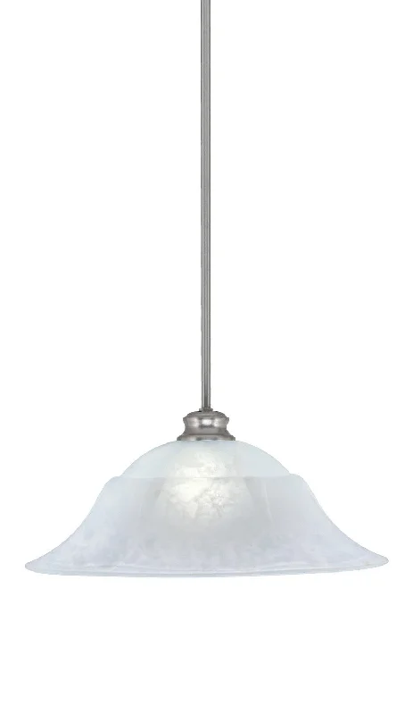 Bohemian Ceiling Lights with Beads, Tassels, and Colorful GlassBohemian Ceiling Lights with Beads, Tassels, and Colorful GlassToltec Stem 72-BN-53815 Pendant Light - Brushed Nickel