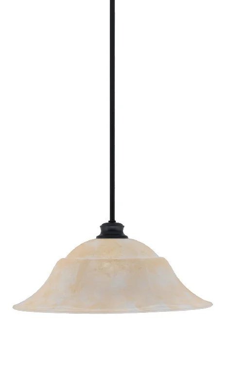 Industrial Style Ceiling Lights with Exposed Bulbs and Metal CagesIndustrial Style Ceiling Lights with Exposed Bulbs and Metal CagesToltec Stem 72-MB-53813 Pendant Light - Matte Black