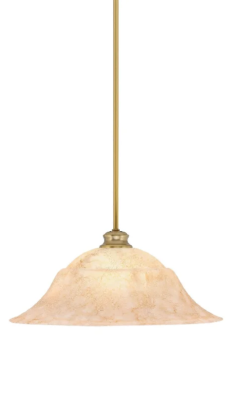 Tropical - Themed Ceiling Lights with Palm - Leaf Shapes and Rattan WrapsTropical - Themed Ceiling Lights with Palm - Leaf Shapes and Rattan WrapsToltec Stem 72-NAB-53818 Pendant Light - New Age Brass