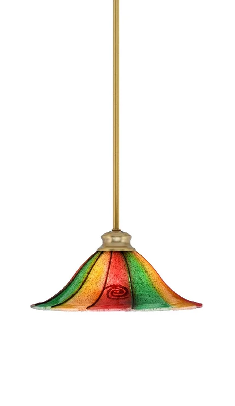Japanese - Inspired Ceiling Lights with Shoji - Screen - like DiffusersJapanese - Inspired Ceiling Lights with Shoji - Screen - like DiffusersToltec Stem 72-NAB-764 Pendant Light - New Age Brass