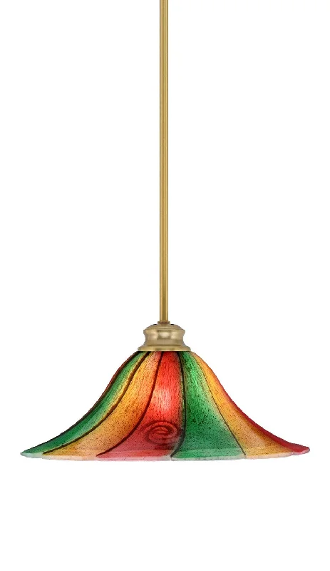 Victorian - Inspired Ceiling Lights with Ornate Crystal ChandeliersVictorian - Inspired Ceiling Lights with Ornate Crystal ChandeliersToltec Stem 72-NAB-767 Pendant Light - New Age Brass