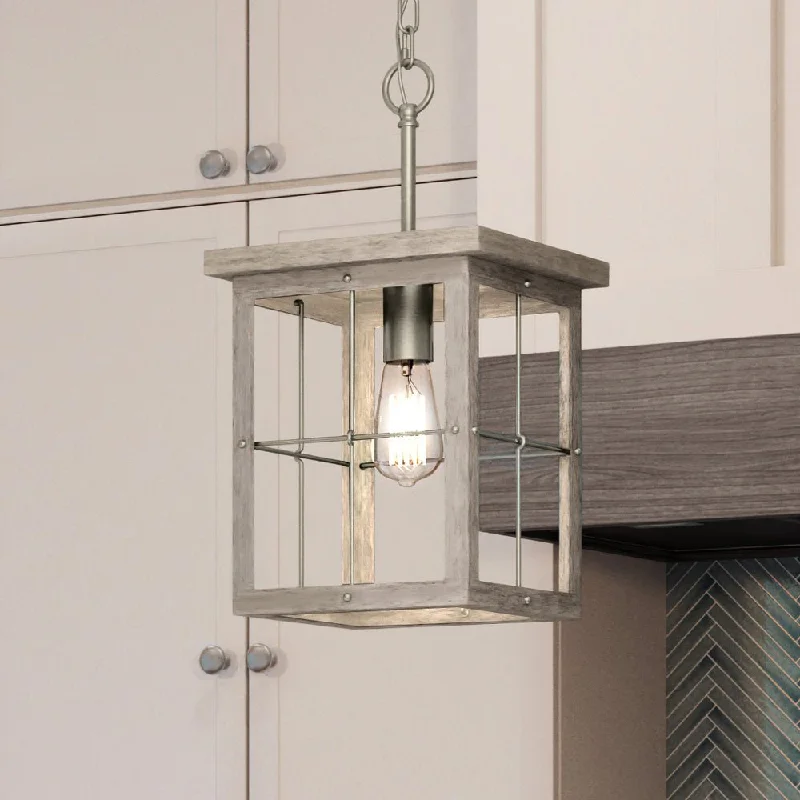 Industrial Style Ceiling Lights with Exposed Bulbs and Metal CagesIndustrial Style Ceiling Lights with Exposed Bulbs and Metal CagesUHP3952 Modern Farmhouse Pendant 19.375''H x 10.375''W, Brushed Nickel Finish, Ballina Collection Industrial Style Ceiling Lights with Exposed Bulbs and Metal CagesIndustrial Style Ceiling Lights with Exposed Bulbs and Metal CagesUHP3952 Modern Farmhouse Pendant 19.375''H x 10.375''W, Brushed Nickel Finish, Ballina Collection