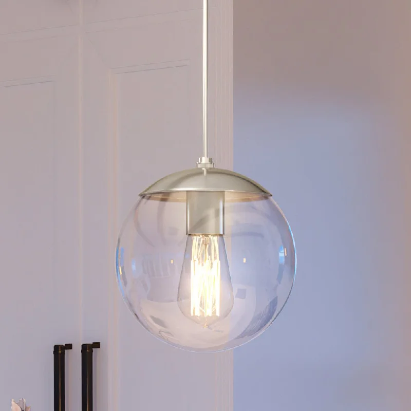 Metal Ceiling Lights in Brass, Copper, Stainless Steel, and IronMetal Ceiling Lights in Brass, Copper, Stainless Steel, and IronUHP4010 Minimalist Pendant 8.75''H x 8''W, Brushed Nickel Finish, Canton Collection Metal Ceiling Lights in Brass, Copper, Stainless Steel, and IronMetal Ceiling Lights in Brass, Copper, Stainless Steel, and IronUHP4010 Minimalist Pendant 8.75''H x 8''W, Brushed Nickel Finish, Canton Collection