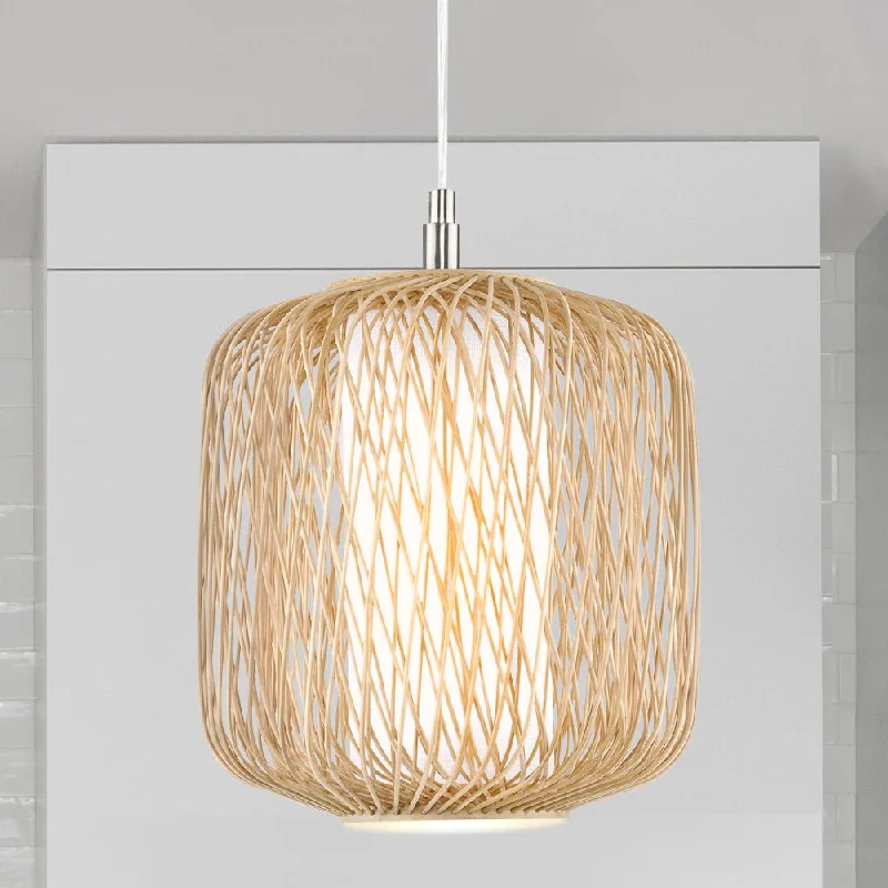 Scandinavian Style Ceiling Lights with Light Wood AccentsScandinavian Style Ceiling Lights with Light Wood AccentsUHP4530 Natural Indoor Pendant, 14''H x 10"W x 10''D, Natural Rattan Finish, Bedford Collection Scandinavian Style Ceiling Lights with Light Wood AccentsScandinavian Style Ceiling Lights with Light Wood AccentsUHP4530 Natural Indoor Pendant, 14''H x 10"W x 10''D, Natural Rattan Finish, Bedford Collection