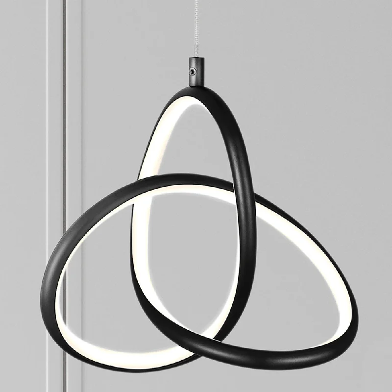 Crystal Ceiling Lights with High - Quality Swarovski CrystalsCrystal Ceiling Lights with High - Quality Swarovski CrystalsUQL4790 Modern Indoor Pendant, 7.75''H x 7.50''W x 3.50''D, Matte Black Finish, Billings Collection