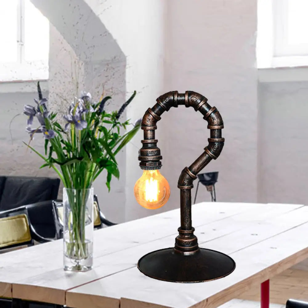 fabric table lamps with a linen shade for a relaxed and breathable lookfabric table lamps with a linen shade for a relaxed and breathable lookSmall Rustic Iron Nightstand Lamp with Antiqued Hook, 1 Light, Desk Lighting for Bar