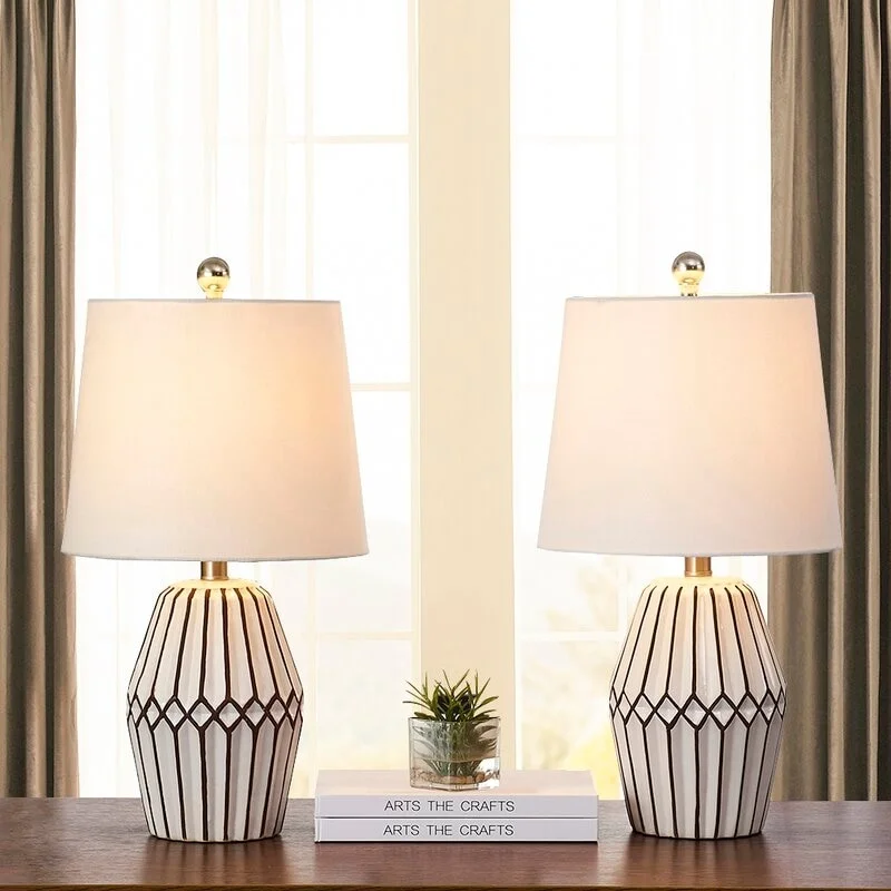 fabric table lamps with a linen shade for a relaxed and breathable lookfabric table lamps with a linen shade for a relaxed and breathable look20.5" White/Brown Ceramic Table Lamp Set (Set of 2) fabric table lamps with a linen shade for a relaxed and breathable lookfabric table lamps with a linen shade for a relaxed and breathable look20.5" White/Brown Ceramic Table Lamp Set (Set of 2)