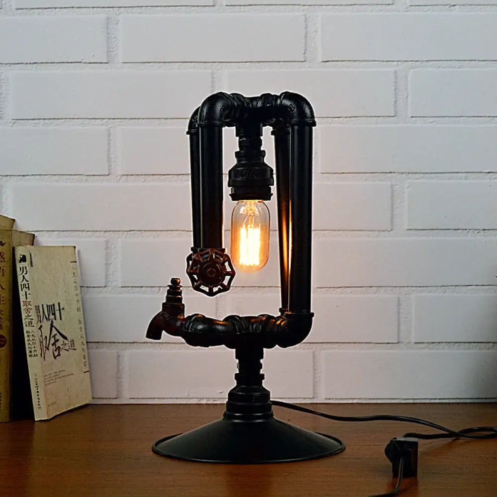 gothic style table lamps with dark finishes for a mysterious lookgothic style table lamps with dark finishes for a mysterious lookVintage Style Black 1-Light Desk Lamp with Metallic Crossing Pipe and Water Tap Deco gothic style table lamps with dark finishes for a mysterious lookgothic style table lamps with dark finishes for a mysterious lookVintage Style Black 1-Light Desk Lamp with Metallic Crossing Pipe and Water Tap Deco