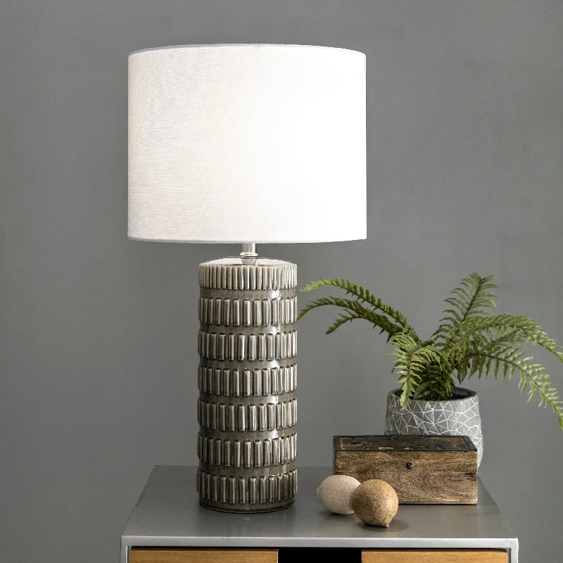 modern minimalist table lamps for contemporary living roomsmodern minimalist table lamps for contemporary living roomsBrooklyn Rug Co 25" Tangela Ridged Ceramic Linen Shade Table Lamp - 13"W x 13"D x 25"H modern minimalist table lamps for contemporary living roomsmodern minimalist table lamps for contemporary living roomsBrooklyn Rug Co 25" Tangela Ridged Ceramic Linen Shade Table Lamp - 13"W x 13"D x 25"H