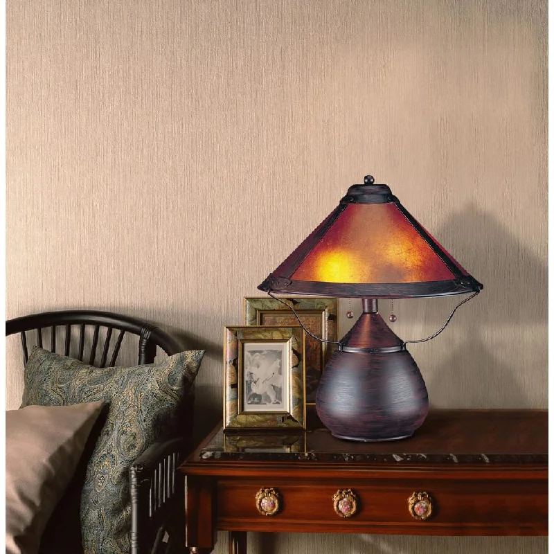 mid century modern table lamps with iconic designs for a stylish studymid century modern table lamps with iconic designs for a stylish studyCal Lighting BO-464 40W X 2 Mica Table Lamp