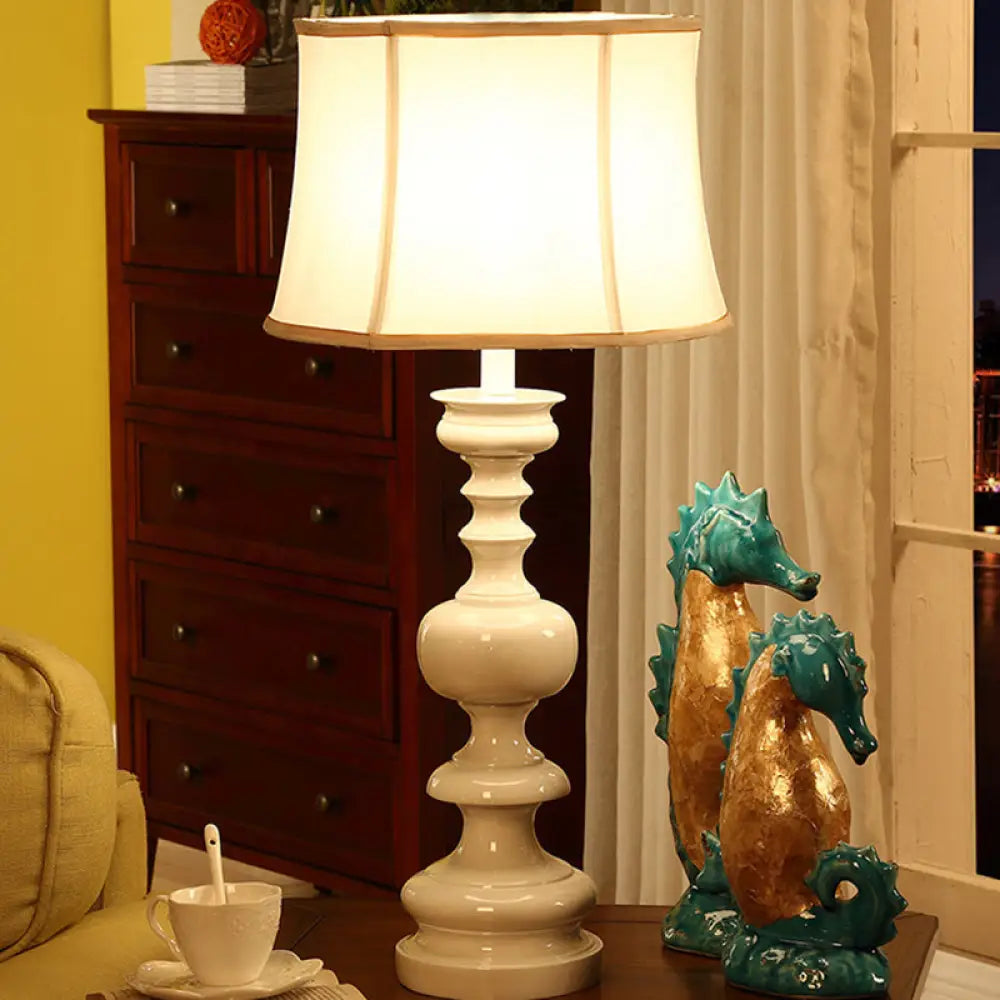 industrial style table lamps with exposed bulbs for loft apartmentsindustrial style table lamps with exposed bulbs for loft apartmentsErika - White Nightstand Lamp with Baluster Base: Traditional Style Drum Shade industrial style table lamps with exposed bulbs for loft apartmentsindustrial style table lamps with exposed bulbs for loft apartmentsErika - White Nightstand Lamp with Baluster Base: Traditional Style Drum Shade