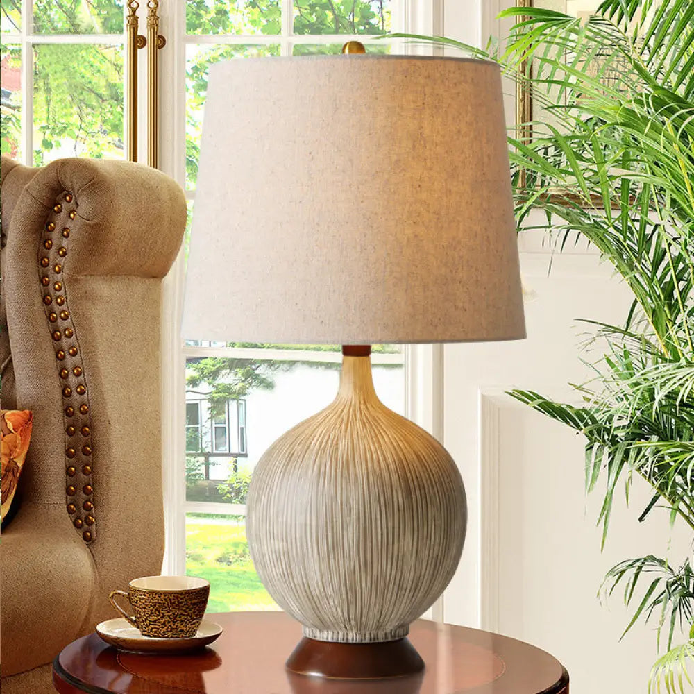 rustic farmhouse table lamps for cozy kitchensrustic farmhouse table lamps for cozy kitchensRural Ceramic Globe Night Lamp with Flaxen Shade - Stylish 1-Head Bedroom Nightstand Light rustic farmhouse table lamps for cozy kitchensrustic farmhouse table lamps for cozy kitchensRural Ceramic Globe Night Lamp with Flaxen Shade - Stylish 1-Head Bedroom Nightstand Light