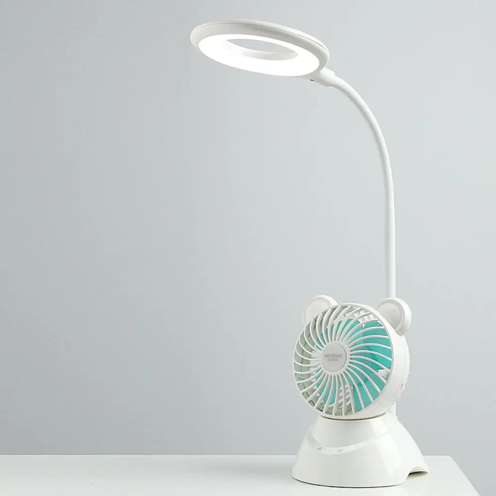 ceramic table lamps with hand painted designs for an artistic touchceramic table lamps with hand painted designs for an artistic touchEtamin - LED Halo Ring Flexible LED Study Light Macaron Plastic Kids Room Desk Lamp with Mini Fan in White