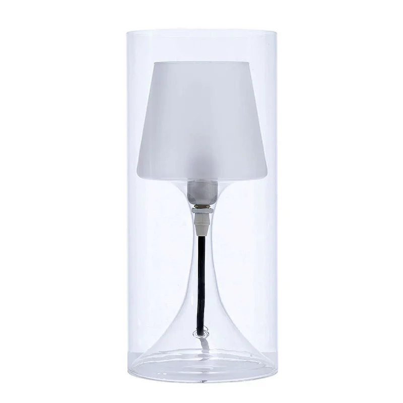art deco table lamps with geometric shapes for a retro touchart deco table lamps with geometric shapes for a retro touchHurricane Table Lamp With Frosted Glass Shade, Clear By Benzara