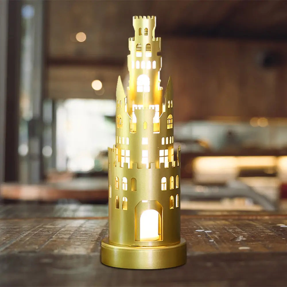 marble table lamps with a luxurious veined pattern for high end decormarble table lamps with a luxurious veined pattern for high end decorPaulette - Castle-Shape Table Lamp